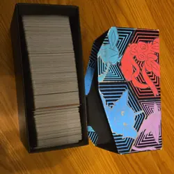 Pokemon TCG Eevee Evolutions Mixed Card Lot in Storage Box - Image 1