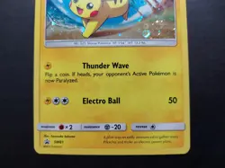 Pokemon - Pikachu SM81 Holo Promo Sun & Moon with swirl - Image 3