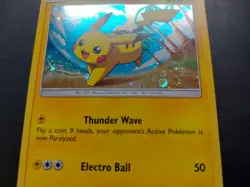 Pokemon - Pikachu SM81 Holo Promo Sun & Moon with swirl - Image 5