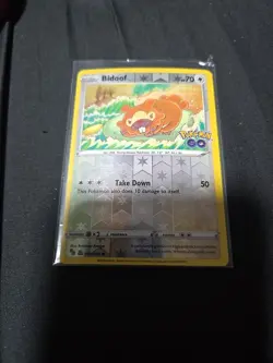 Pokemon TCG Pokemon GO #059/078 Bidoof (Peelable Ditto) - Image 1