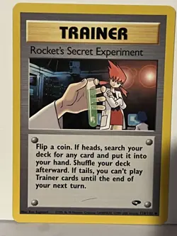 Rocket's Secret Experiment 120/132 Gym Challenge NM Pokemon Fast Shipping - Image 1