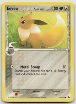Pokemon Card Eevee - 068/113 Common Delta Species 68/113 - Image 1