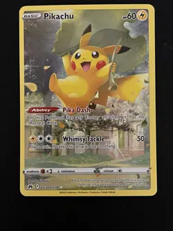 Pikachu GG30/GG70 Crown Zenith: Galarian Gallery Holo Card NM - Image 1
