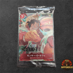 【Sealed】 Monkey D. Luffy ONE PIECE Card Japan P-080 Promo Mos Burger Promo 2 - Image 1