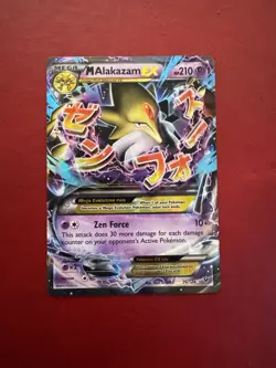 M Alakazam EX 26/124 Full Art Holo Rare Fates Collide Pokemon Card NM - Image 1