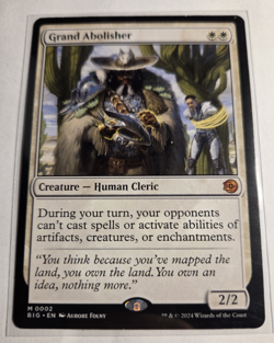 MTG,Grand Abolisher- Outlaws of Thunder Junction: the Big Score, Regular NM - Image 1