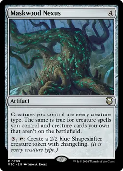 Maskwood Nexus (Ripple Foil) [Modern Horizons 3 Commander] Foil Near Mint - Image 1