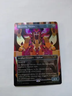 Roaming Throne LCI #344 Foil NM Condition MTG Borderless - Image 1