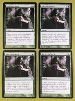 Sheltering Word x4 Avacyn Restored 4x Playset Magic the Gathering MTG - Image 1
