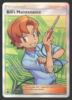 Pokemon TCG: Bill's Maintenance 162/168 Celestial Storm Full Art Trainer - Image 1
