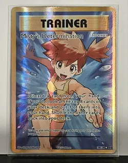 2016 Pokemon XY Evolutions Misty’s Determination 108/108 Trainer Holo NM - Image 1