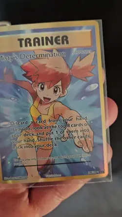 2016 Pokemon XY Evolutions Misty’s Determination 108/108 Trainer Holo NM - Image 2