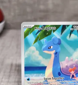 Pokemon TCG Misty's Lapras 194/182 Destined Rivals Full Art Holo NM! - Image 3