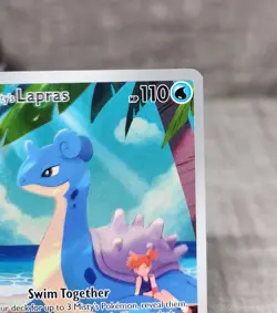 Pokemon TCG Misty's Lapras 194/182 Destined Rivals Full Art Holo NM! - Image 4