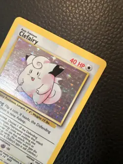 #### Clefairy 5/102 Base Set Holo Rare Holo Pokemon 1999 WOTC Vintage TCG - Image 2