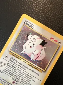#### Clefairy 5/102 Base Set Holo Rare Holo Pokemon 1999 WOTC Vintage TCG - Image 3