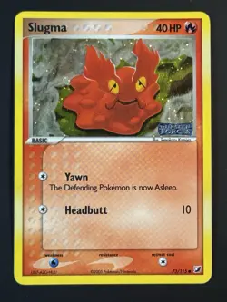 Pokemon Slugma 73/115 Reverse Holo EX Unseen Forces - HP - Image 1