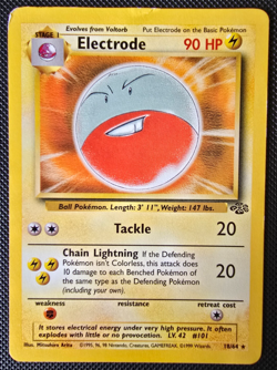 Pokemon WOTC Card - Electrode - Jungle Set - Non-Holo Rare - 18/64 - LP - Image 1