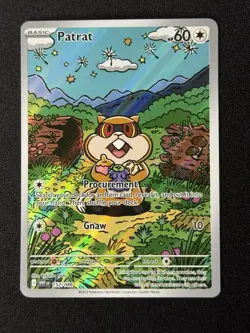 Pokemon TCG Patrat 152/086 White Flare Illustration Rare Card NM/M Condition - Image 1