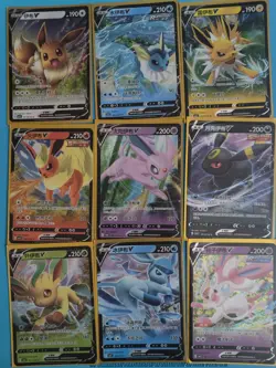 2025 pokemon S-chinese gem pack2 cbb2c Eevee RR 9card set NM - Image 1