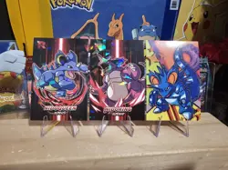 Pokemon Team Rocket Card Database - Nidoqueen & Nidoking Card Set - 3 Card Lot - Image 1