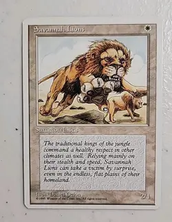 Savannah Lions MTG Core Set 4th Edition Regular - Image 1