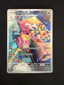 Pokemon TCG Crocalor Scarlet & Violet Paldea Evolved 202/193 - Image 1