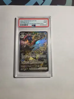2024 POKEMON SVP EN-SV BLACK STAR PROMO #132 GRENINJA EX PSA 9 - Image 1