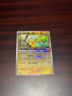 Pokemon TCG Bahasa Indonesia Language Pikachu Choki Choki HOLO Promo 065/SV-P - Image 1