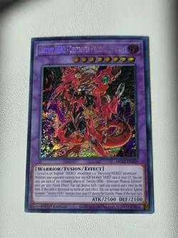 Yugioh Destiny HERO - Destroyer Phoenix Enforcer MP22-EN209 Prismatic Secret NM - Image 1