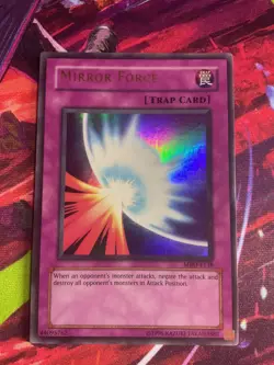 Mirror Force MRD-E138 Ultra Rare Unlimited Light Play Condition, Yu-Gi-Oh - Image 1