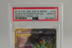 PSA 10 GEM MINT Pokemon Card Mega Sableye & Tyranitar GX 102/094 SR Japanese - Image 2