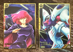 Gundam ARSENAL BASE Card Haman Karn Qubeley BANDAI JAPAN AR02-009(A) AR02-01(A) - Image 1