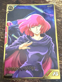 Gundam ARSENAL BASE Card Haman Karn Qubeley BANDAI JAPAN AR02-009(A) AR02-01(A) - Image 2