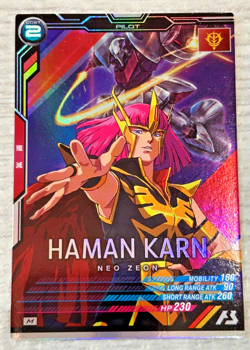 Gundam ARSENAL BASE Card Haman Karn BANDAI JAPAN LX01-078(M) Special Card - Image 1