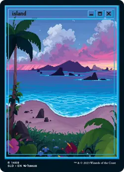 Island (1469) [Secret Lair Drop Series] Foil Near Mint - Image 1