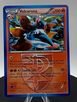 Volcarona 13/101 Shatter Holo PLASMA BLAST Pokemon - Image 1