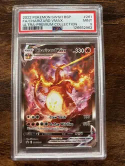 Pokemon Charizard VMAX Promo Holo SWSH261 Sword & Shield PSA 9 2022 - Image 1