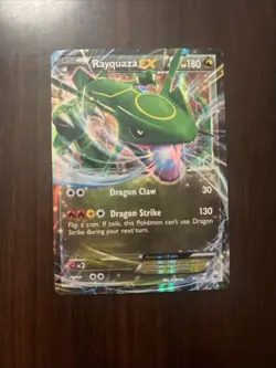 Rayquaza EX 60/108 XY Roaring Skies Holo Ultra Rare Pokemon Care 60/108 - Image 1
