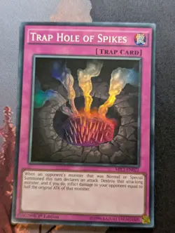 Yu-Gi-Oh! - Trap Hole of Spikes - (MIL1-EN022) - 1st Edition NM - Image 1