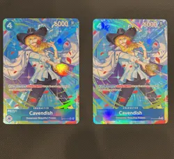 Cavendish (Parallel) Alt Art X2 Blue OP10-045 One Piece TCG Royal Blood NM - Image 1
