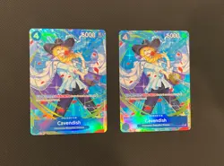 Cavendish (Parallel) Alt Art X2 Blue OP10-045 One Piece TCG Royal Blood NM - Image 4