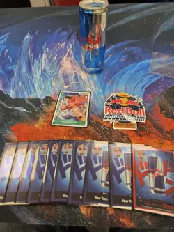 Red Bull X One Piece Card Game Double Don!! Monkey D Luffy Promo + Foil Don Set - Image 1