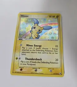 Pokemon Minun EX Hidden Legends Rare Reverse Holo Card 67/101 Basic 50 HP - Image 2