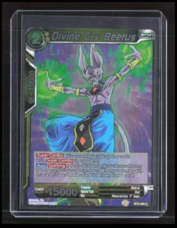 Dragon Ball Super - Divine Cry Beerus - BT5-089 C Battle Card Foil CB-2-2-B-15 - Image 1