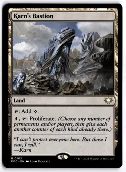 Karn's Bastion NM EOC Commander: Edge of Eternities MTG - Image 1