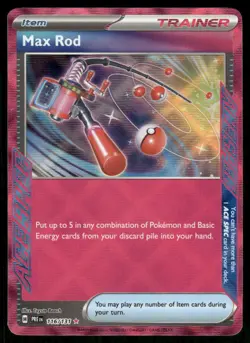 Pokemon Cards Max Rod 116/131 Prismatic Evolutions ACE SPEC Rare NM *2 - Image 1