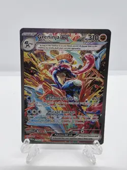 2024 Pokemon S&V Twilight Masquerade Greninja ex Secret Rare #214/167 - Image 1