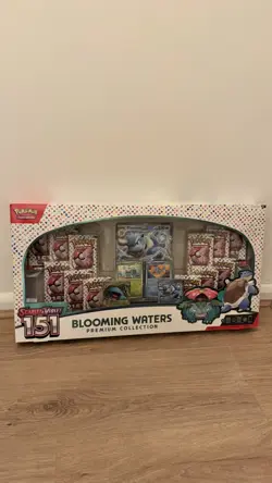 Pokemon TCG 151 Blooming Waters Premium Collection Box, Sealed - Image 1