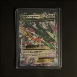 Pokemon TCG M Rayquaza EX 76/108 Roaring Skies Ultra Rare Full Art Holo - Image 1